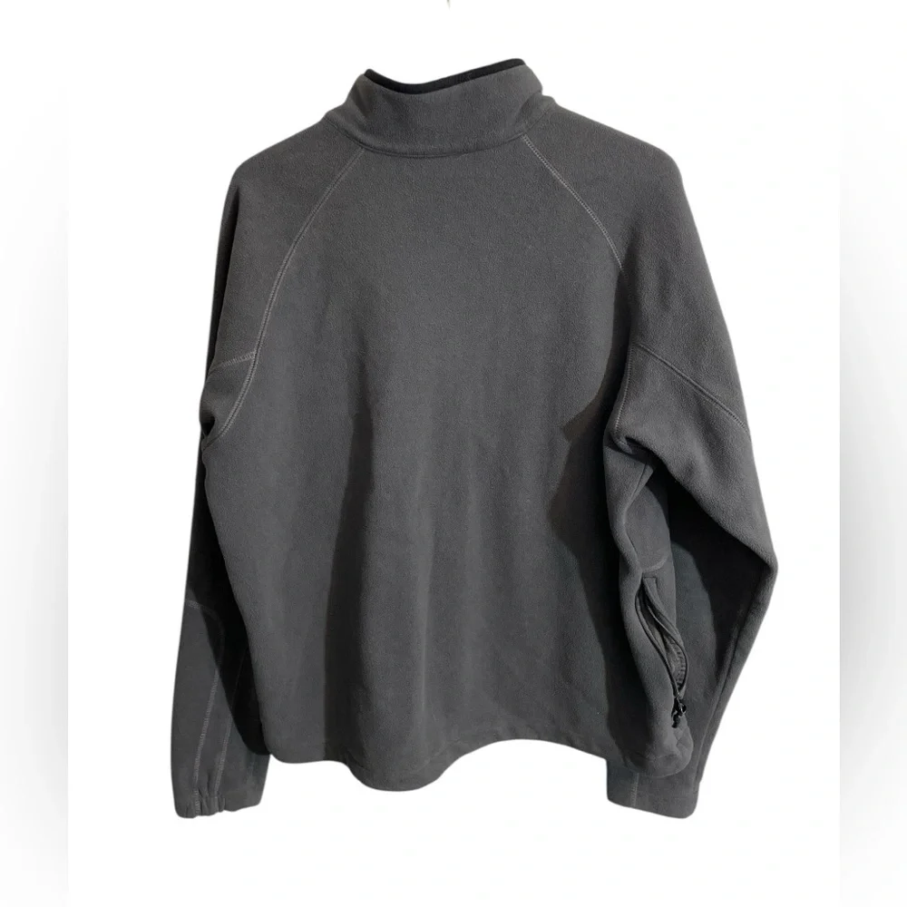 X3- Columbia XL Charcoal Full-Zip Fleece Jacket